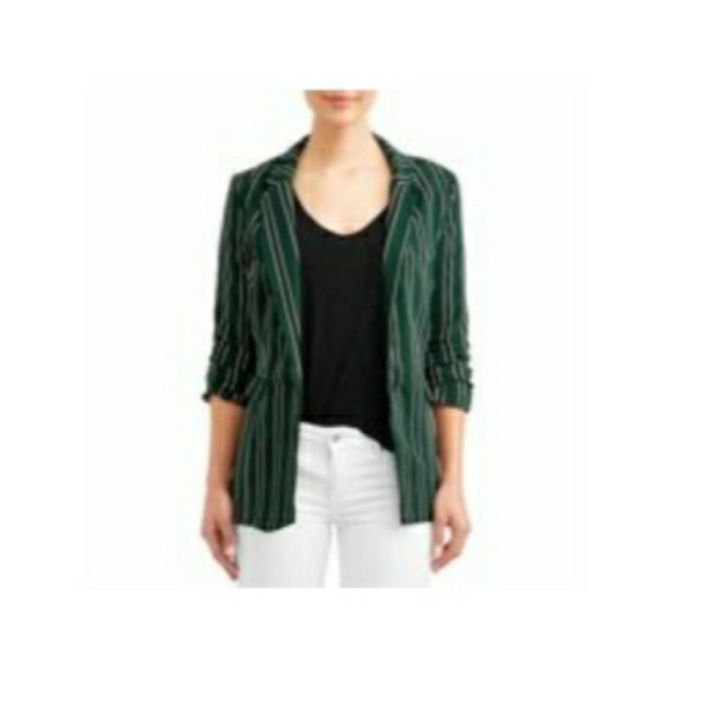 NWOT. Blazer. Junior's. Large. Stripe.